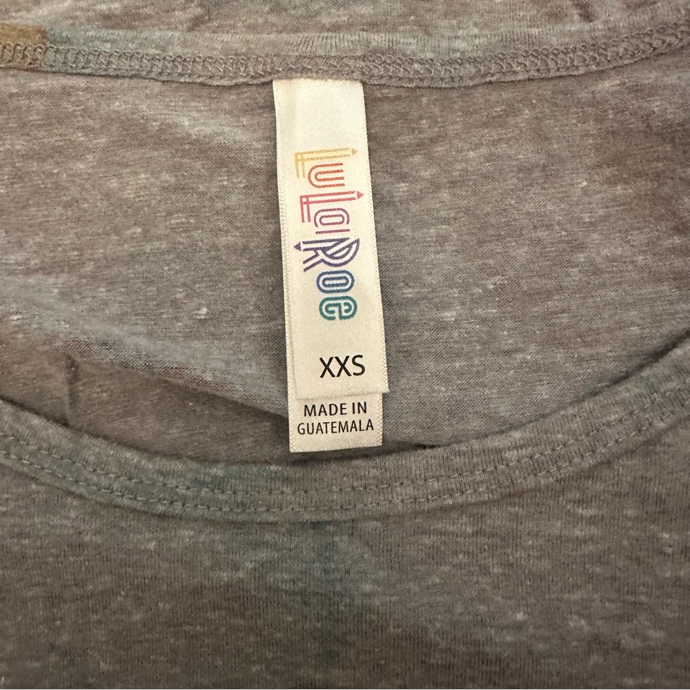 Lularoe Peacock Classic T shirt. Women’s XXS. - Picture 3 of 5